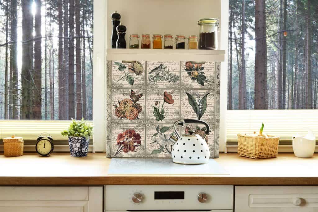 floral tiles